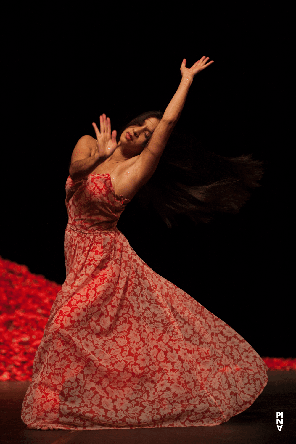 Silvia Farias Heredia in “Der Fensterputzer (The Window Washer)” by Pina Bausch with Tanztheater Wuppertal at Opernhaus Wuppertal (Germany), Oct. 7, 2015