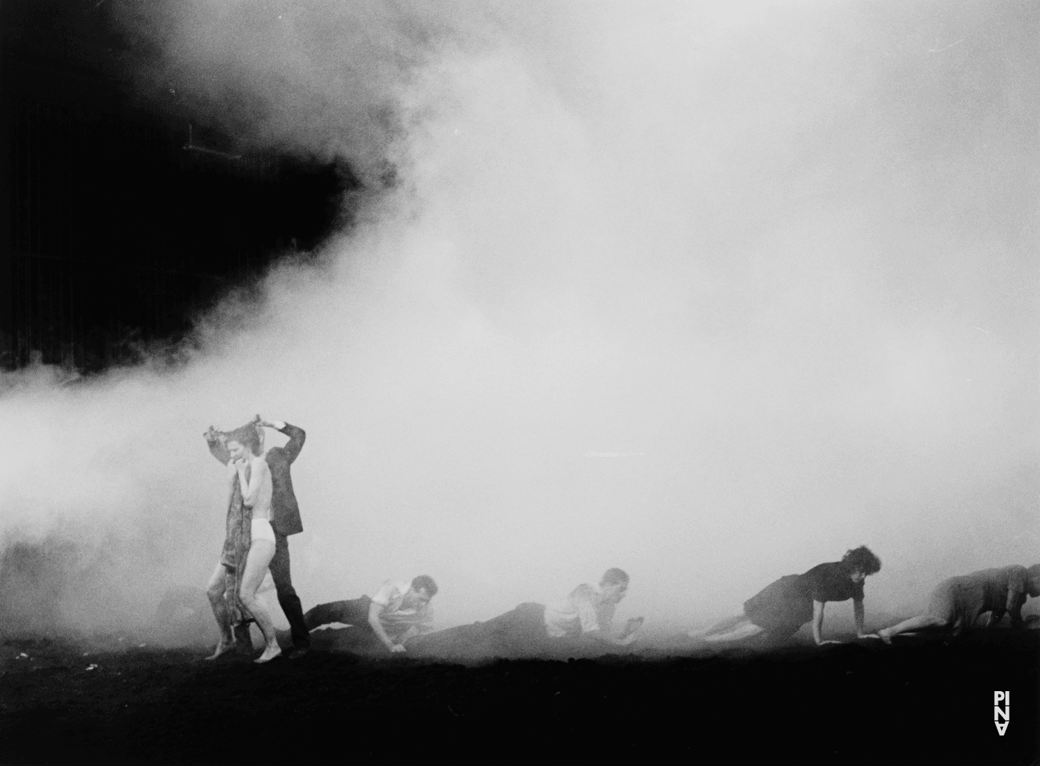 Fernando Suels Mendoza, Daphnis Kokkinos and Jakob Haahr Andersen in “Auf dem Gebirge hat man ein Geschrei gehört (On the Mountain a Cry Was Heard)” by Pina Bausch