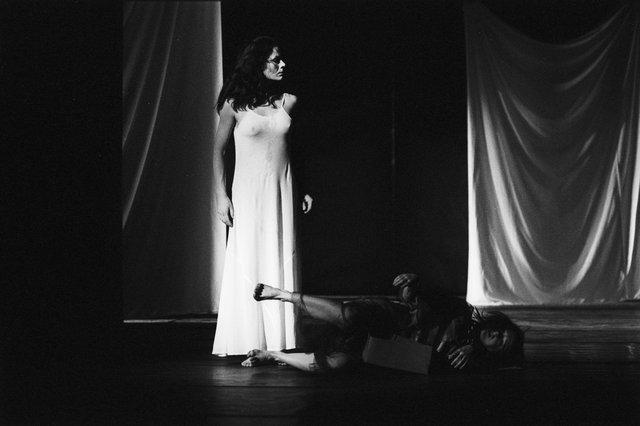 Malou Airaudo in “Iphigenie auf Tauris” by Pina Bausch at Opernhaus Wuppertal, April 20, 1974