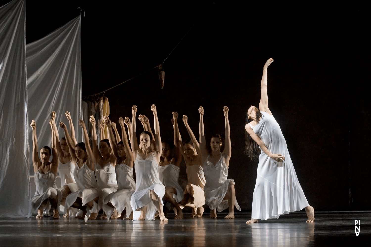 « Iphigenie auf Tauris » de Pina Bausch avec Tanztheater Wuppertal à l'Opernhaus Wuppertal (Allemagne), 28 janvier 2010