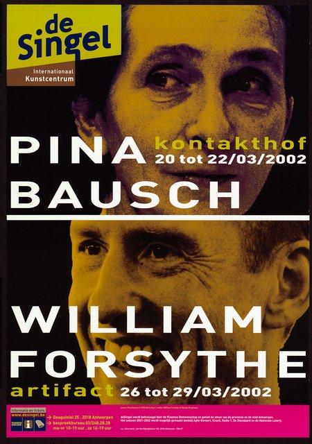 Poster for “Kontakthof” by Pina Bausch in Antwerp, 03/20/2002 – 03/22/2002