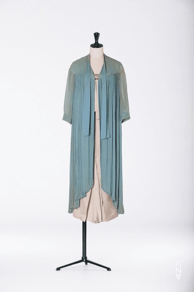 Dress, cape and combination worn in “Kontakthof” by Pina Bausch