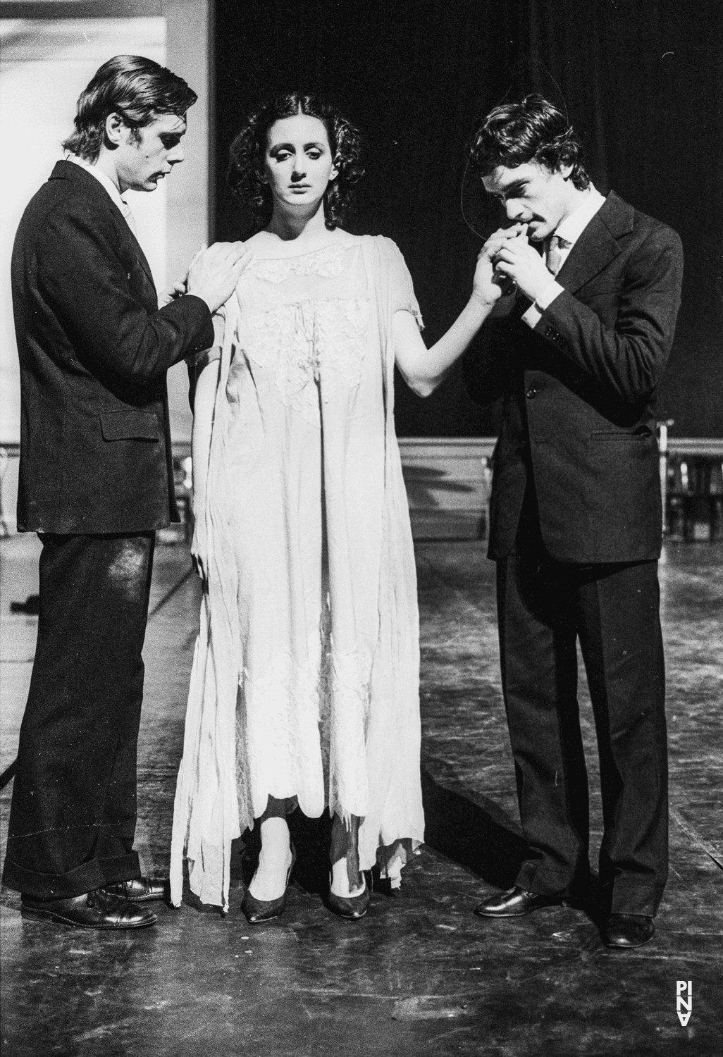 Ed Kortlandt, Meryl Tankard and Arthur Rosenfeld in “Kontakthof” by Pina Bausch