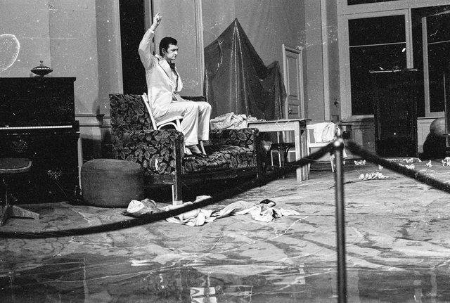 Jan Minařík in “He Takes Her by The Hand and Leads Her Into the Castle, The Others Follow” by Pina Bausch, season 1977/78