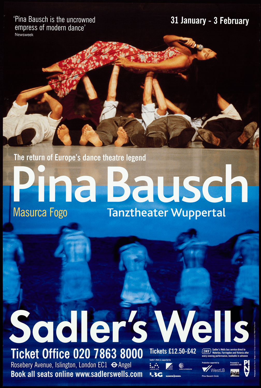 Plakat: Michael Rayner © Pina Bausch Foundation, Foto: Michael Rayner