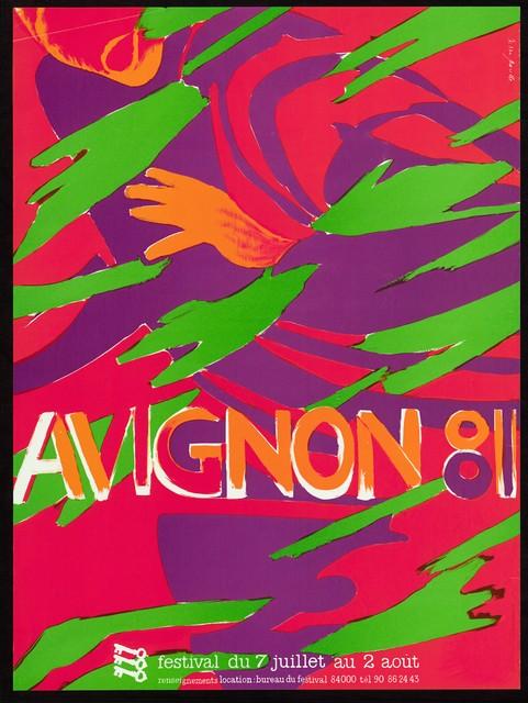 Poster Avignon Festival 1981
