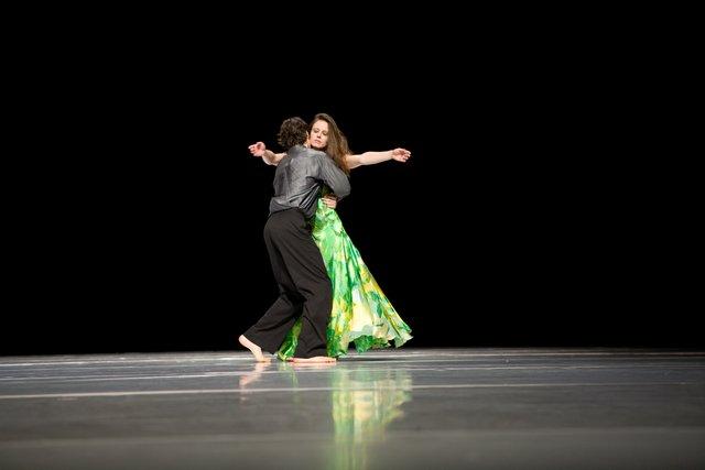 Thusnelda Mercy in “"... como el musguito en la piedra, ay si, si, si ..." (Like Moss on the Stone)” by Pina Bausch with Tanztheater Wuppertal at Opernhaus Wuppertal (Germany), June 11, 2009