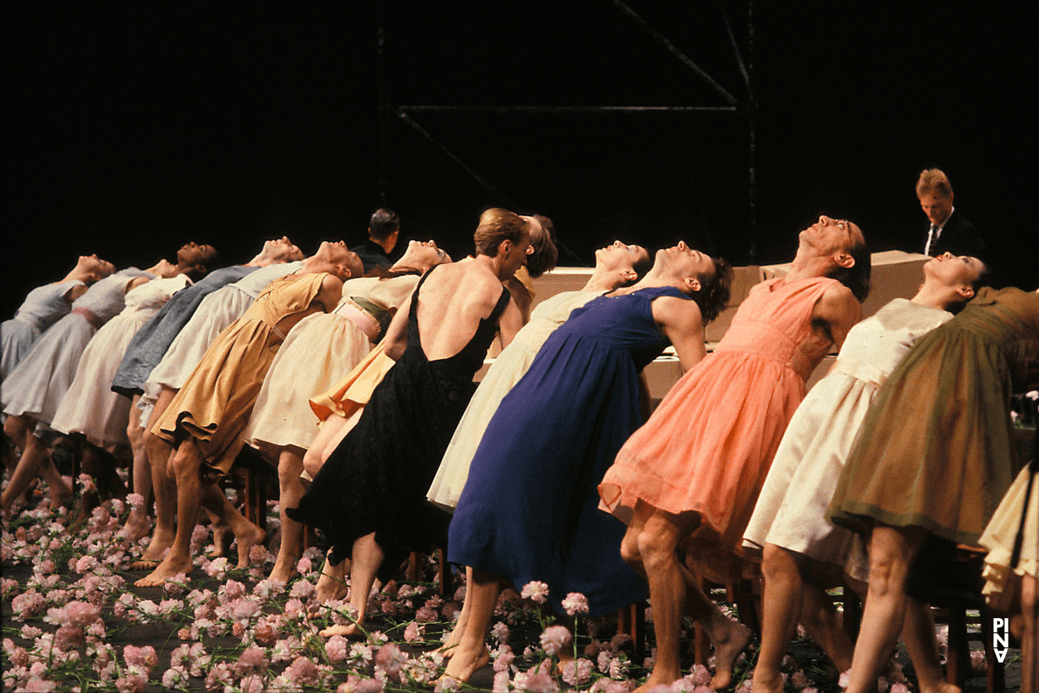 “Nelken (Carnations)” by Pina Bausch with Tanztheater Wuppertal at Théâtre de la Ville Paris (France), May 26, 1990