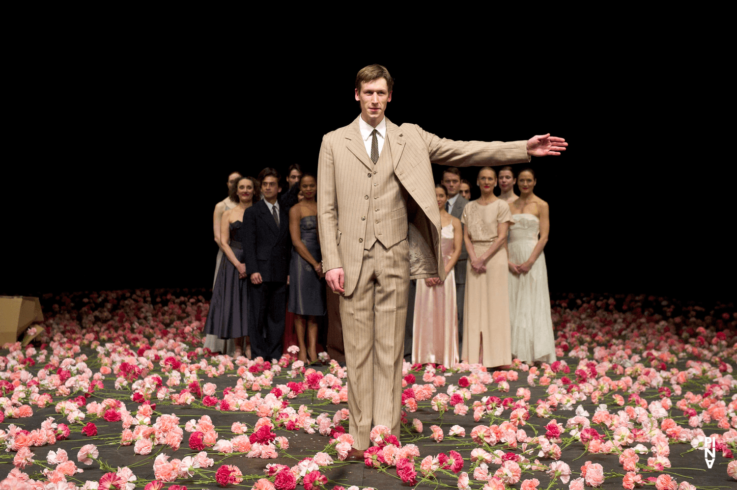 “Nelken (Carnations)” by Pina Bausch with Tanztheater Wuppertal at Opernhaus Wuppertal (Germany), Jan. 28, 2015