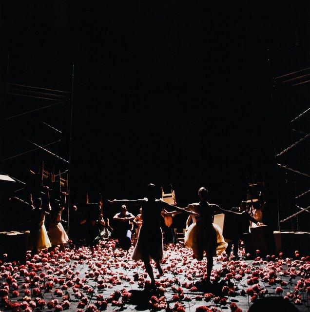 Daphnis Kokkinos in „Nelken“ von Pina Bausch im Schauspielhaus Wuppertal, 1. Oktober 2008