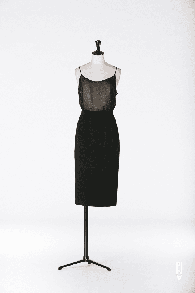 Top, skirt and combination worn in “Palermo Palermo” by Pina Bausch