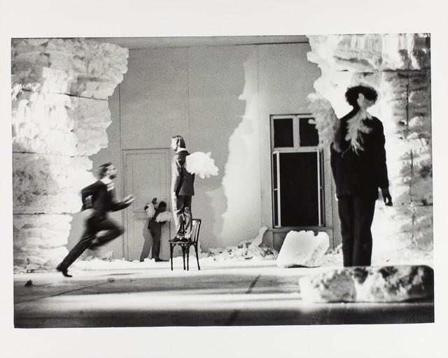 Jacques Patarozzi, Dominique Mercy and Ed Kortlandt in “Renate wandert aus (Renate Emigrates)” by Pina Bausch