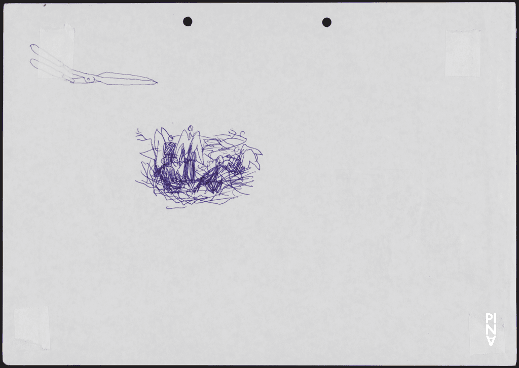 sketch / Draft by Rolf Borzik