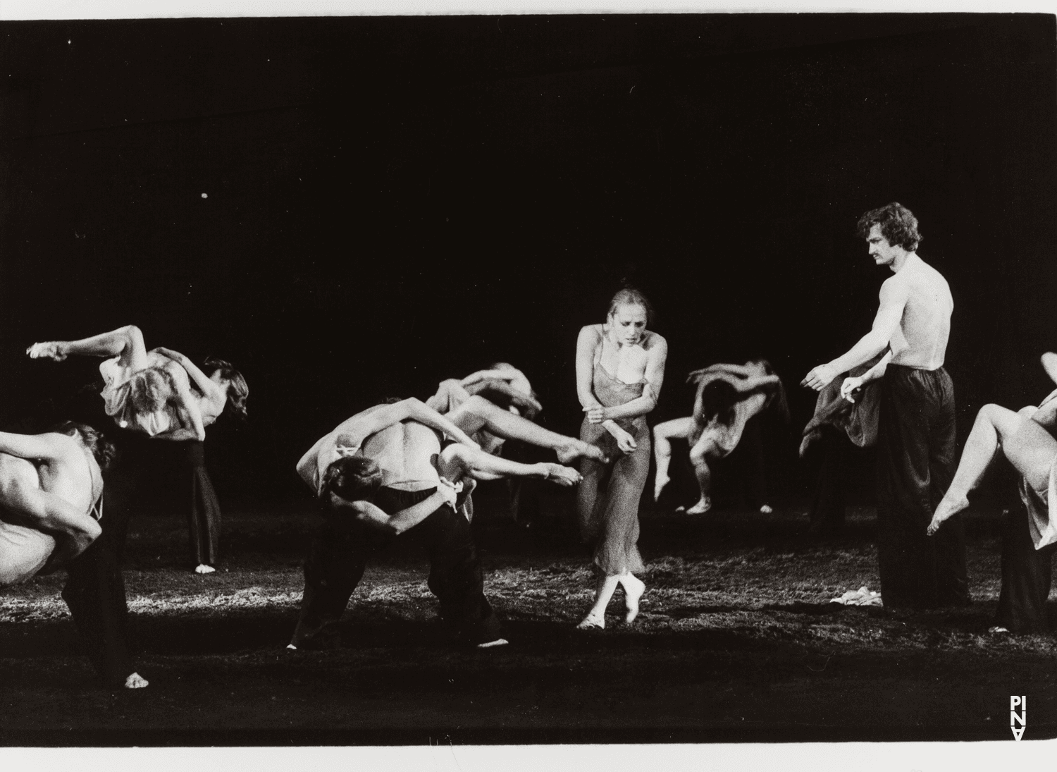 Jan Minařík and Marlis Alt in “The Rite of Spring” by Pina Bausch