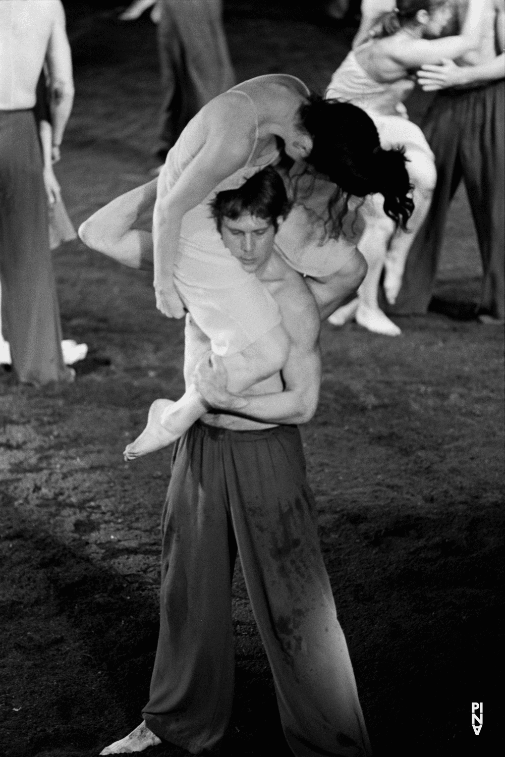 Ed Kortlandt in “The Rite of Spring” by Pina Bausch at Opernhaus Wuppertal, season 1981/82