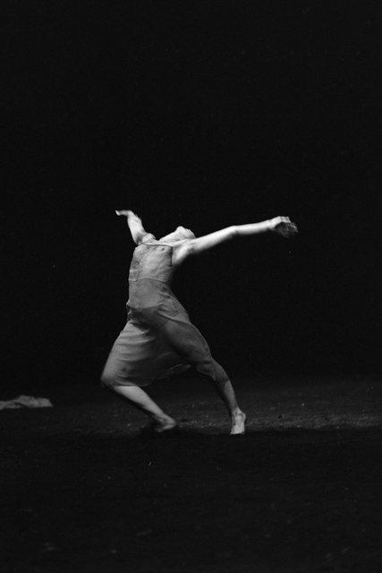 Josephine Ann Endicott in “The Rite of Spring” by Pina Bausch at Opernhaus Wuppertal, season 1983/84