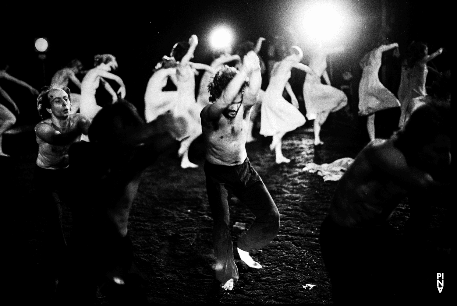 Fernando Cortizo and Jacques Patarozzi in “The Rite of Spring” by Pina Bausch