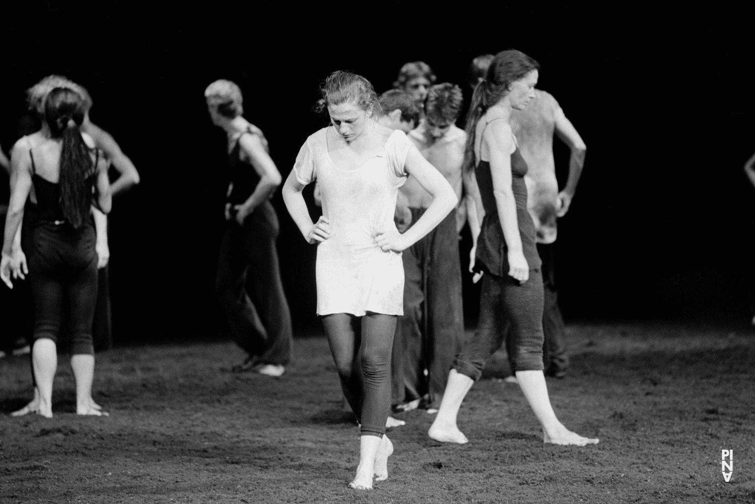 Elena Majnoni and Yolanda Meier in “The Rite of Spring” by Pina Bausch, season 1983/84