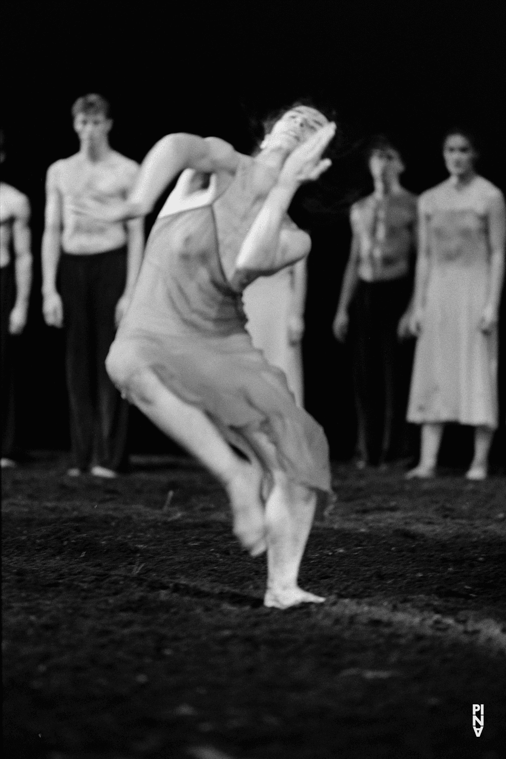 Beatrice Libonati in “The Rite of Spring” by Pina Bausch at Opernhaus Wuppertal, season 1986/87