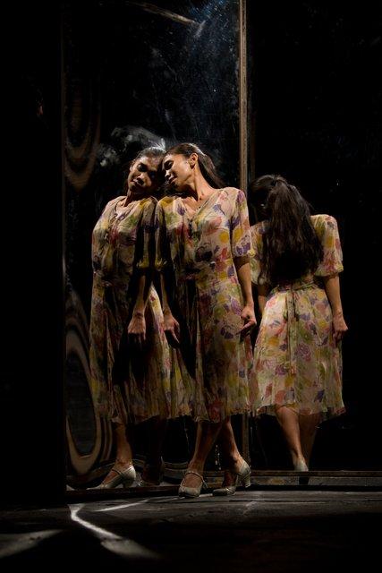 Ditta Miranda Jasjfi in “The Seven Deadly Sins” by Pina Bausch with Tanztheater Wuppertal at Schauspielhaus Wuppertal (Germany), Nov. 27, 2008