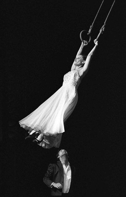 Nazareth Panadero in “Viktor” by Pina Bausch with Tanztheater Wuppertal at Théâtre du Châtelet Paris (France), June 26, 2001