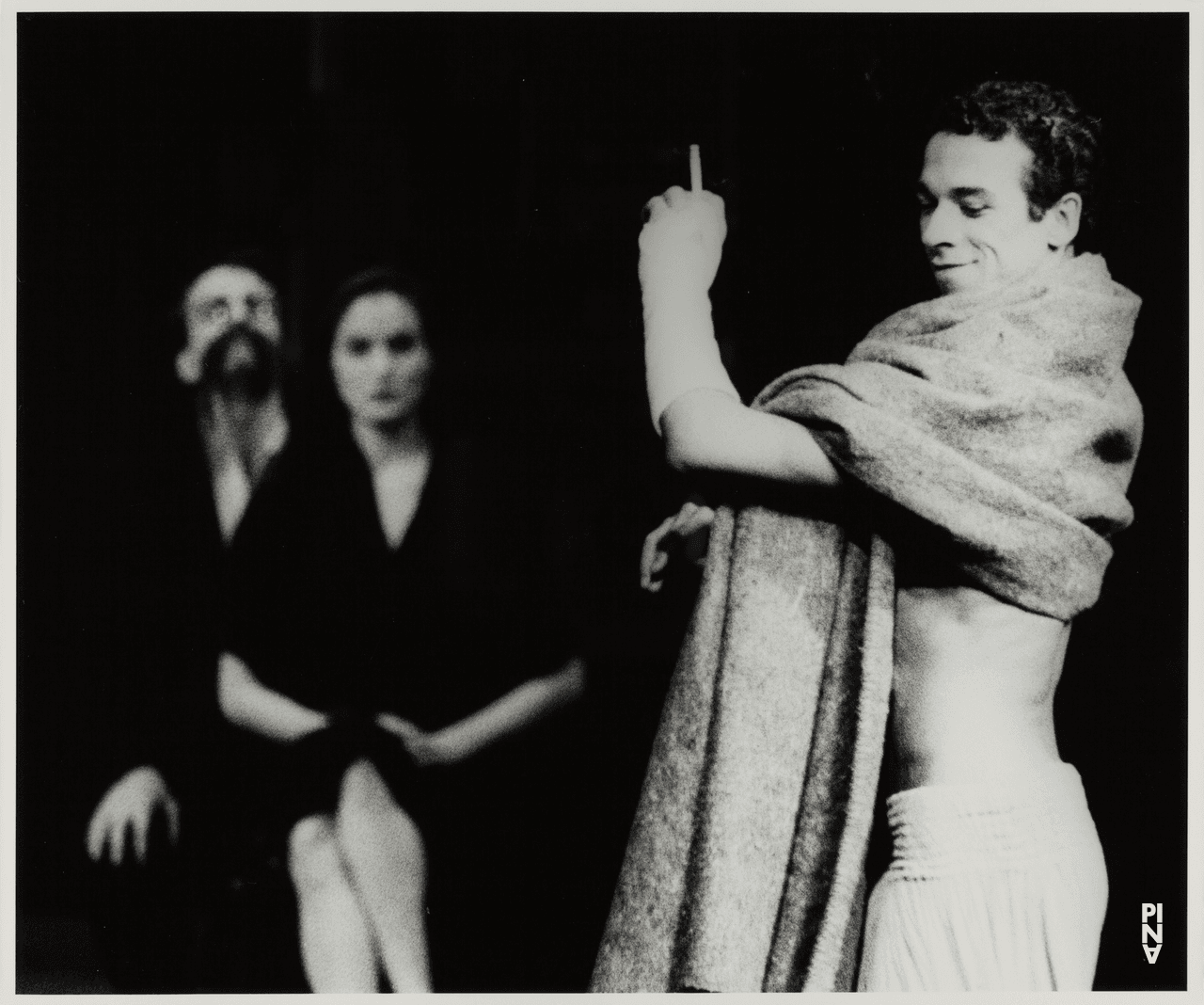 Geraldo Si Loureiro, Julie Anne Stanzak und Antonio Carallo in „Viktor“ von Pina Bausch im Teatro La Fenice Venedig, 5. Mai 1992