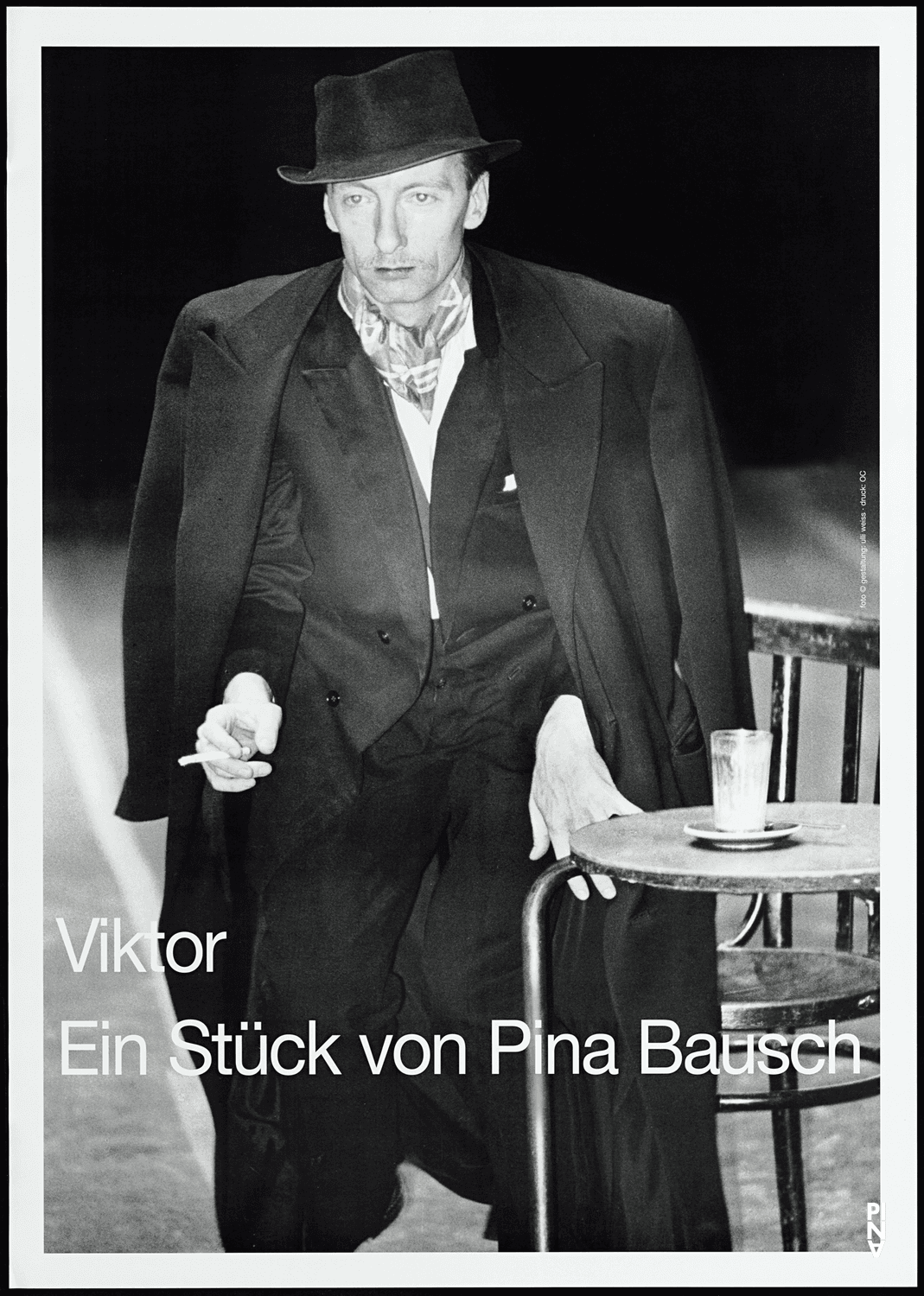 Plakat zu „Viktor“ von Pina Bausch
