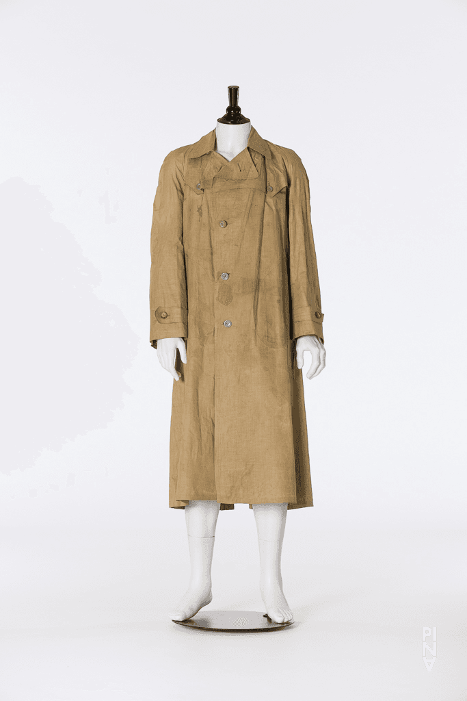 Coat and trench coat worn in “Viktor” by Pina Bausch
