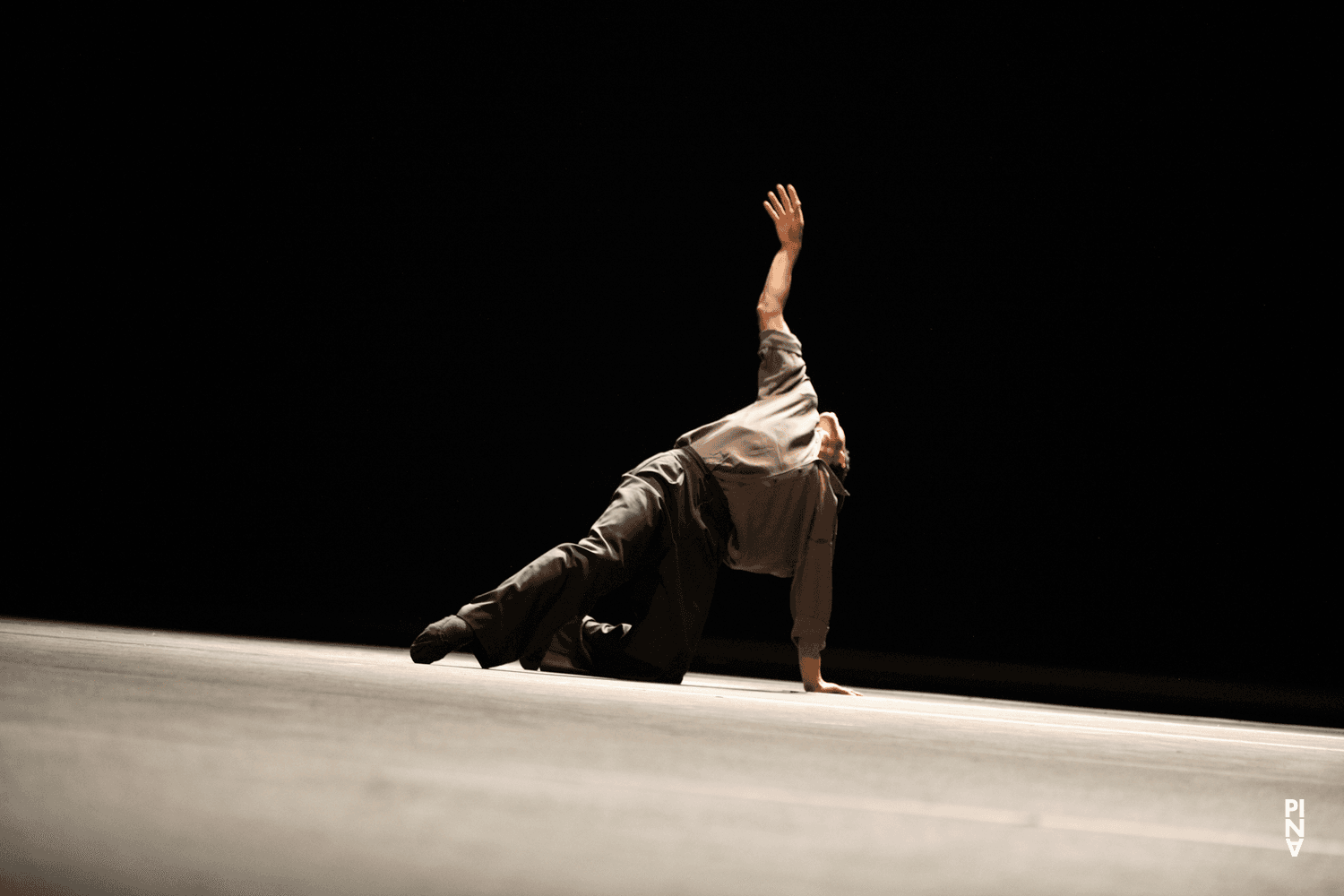 Fernando Suels Mendoza in “Vollmond (Full Moon)” by Pina Bausch with Tanztheater Wuppertal at Schauspielhaus Wuppertal (Germany), May 10, 2006
