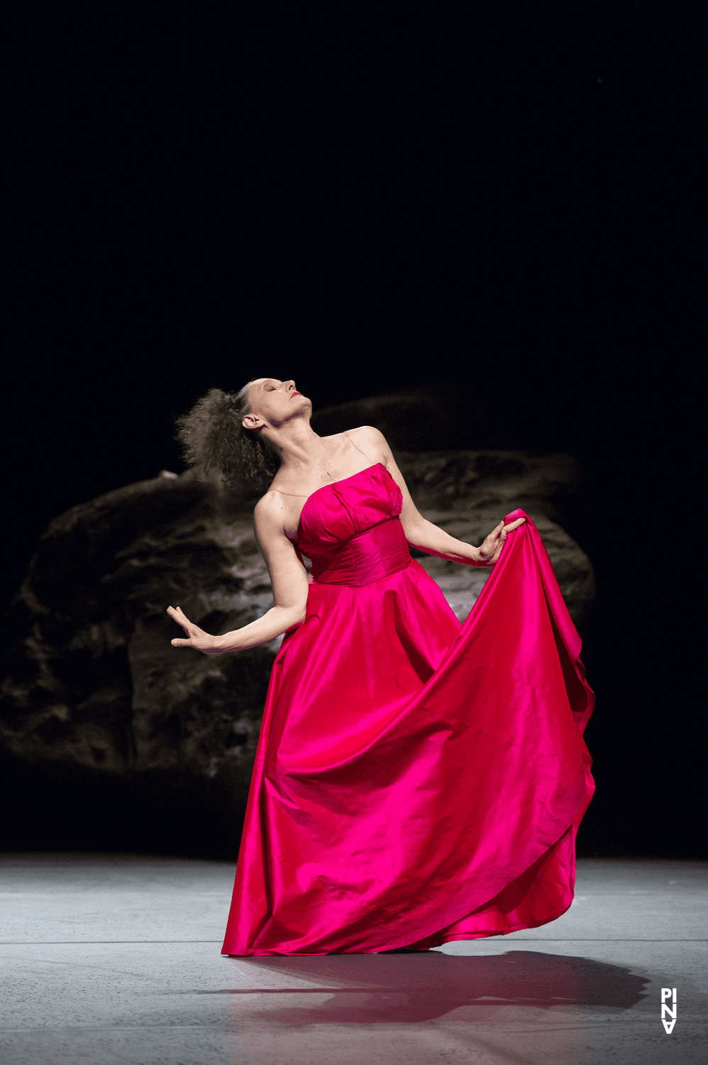 Nazareth Panadero in “Vollmond (Full Moon)” by Pina Bausch with Tanztheater Wuppertal at Opernhaus Wuppertal (Germany), June 12, 2015