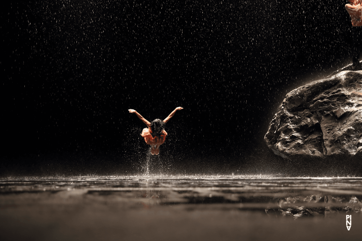 Ditta Miranda Jasjfi in “Vollmond (Full Moon)” by Pina Bausch with Tanztheater Wuppertal at Opernhaus Wuppertal (Germany), Sept. 12, 2018