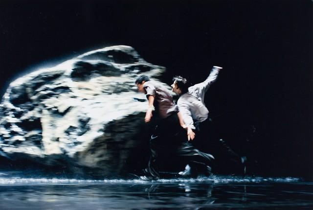 Fernando Suels Mendoza and Rainer Behr in “Vollmond (Full Moon)” by Pina Bausch, Sept. 27, 2006