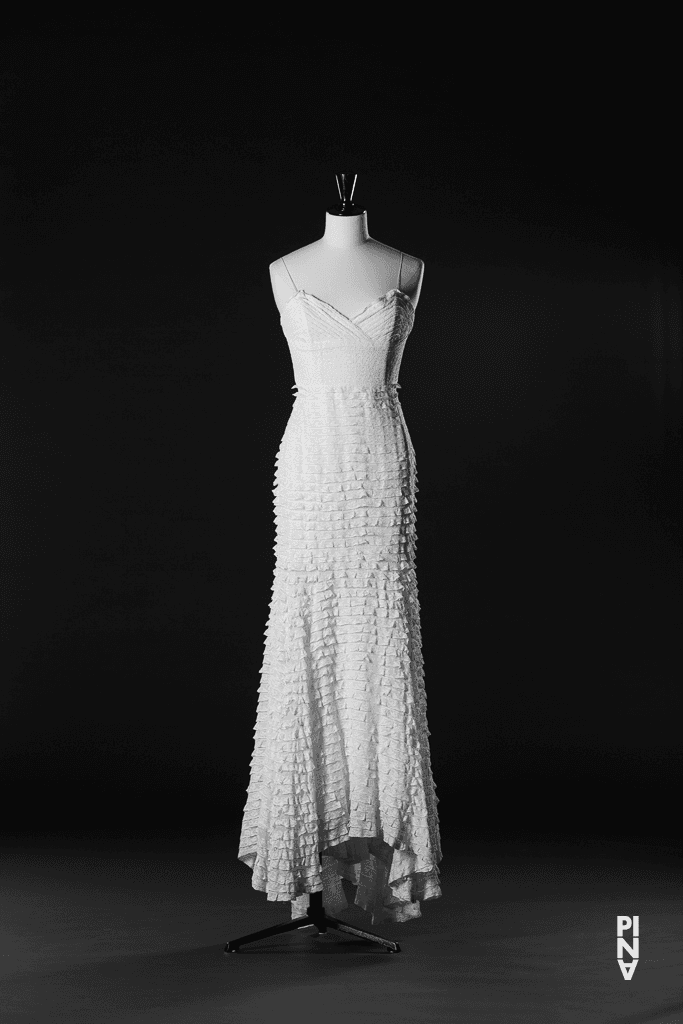 Long dress worn in “Vollmond (Full Moon)” by Pina Bausch