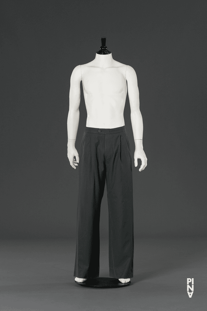 Trousers worn by Dominique Mercy in “Vollmond (Full Moon)” by Pina Bausch