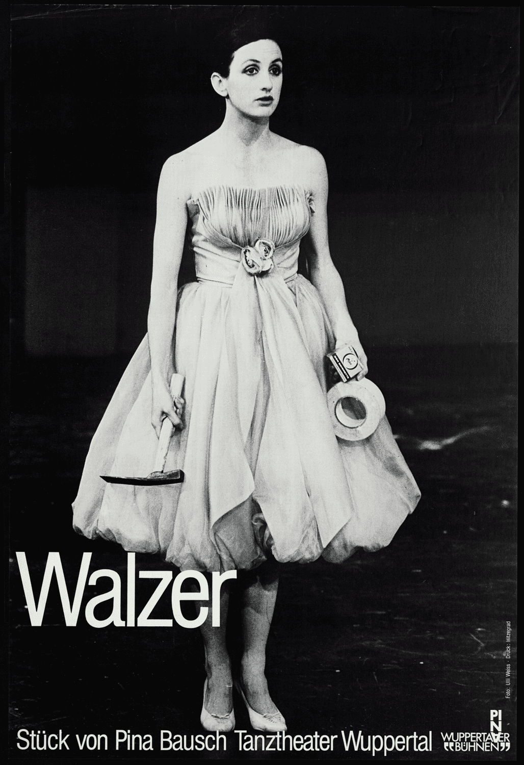 Plakat zu „Walzer“ von Pina Bausch