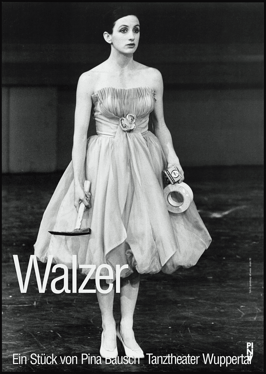 Plakat zu « Walzer » von Pina Bausch
