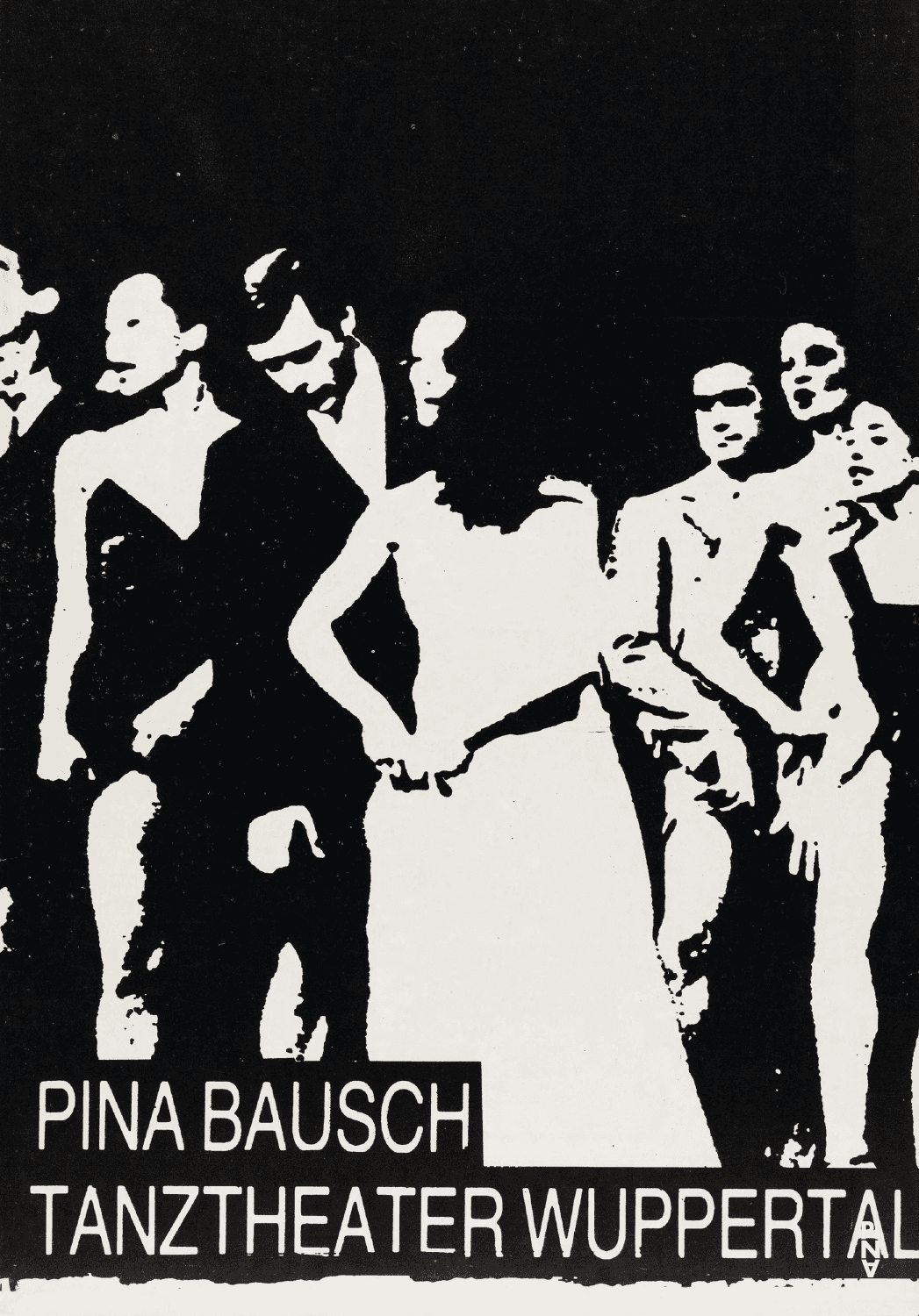 Programme pour « 1980 – Une pièce de Pina Bausch » de Pina Bausch avec Tanztheater Wuppertal à Tel Aviv, 7 sept. 1988 – 10 sept. 1988