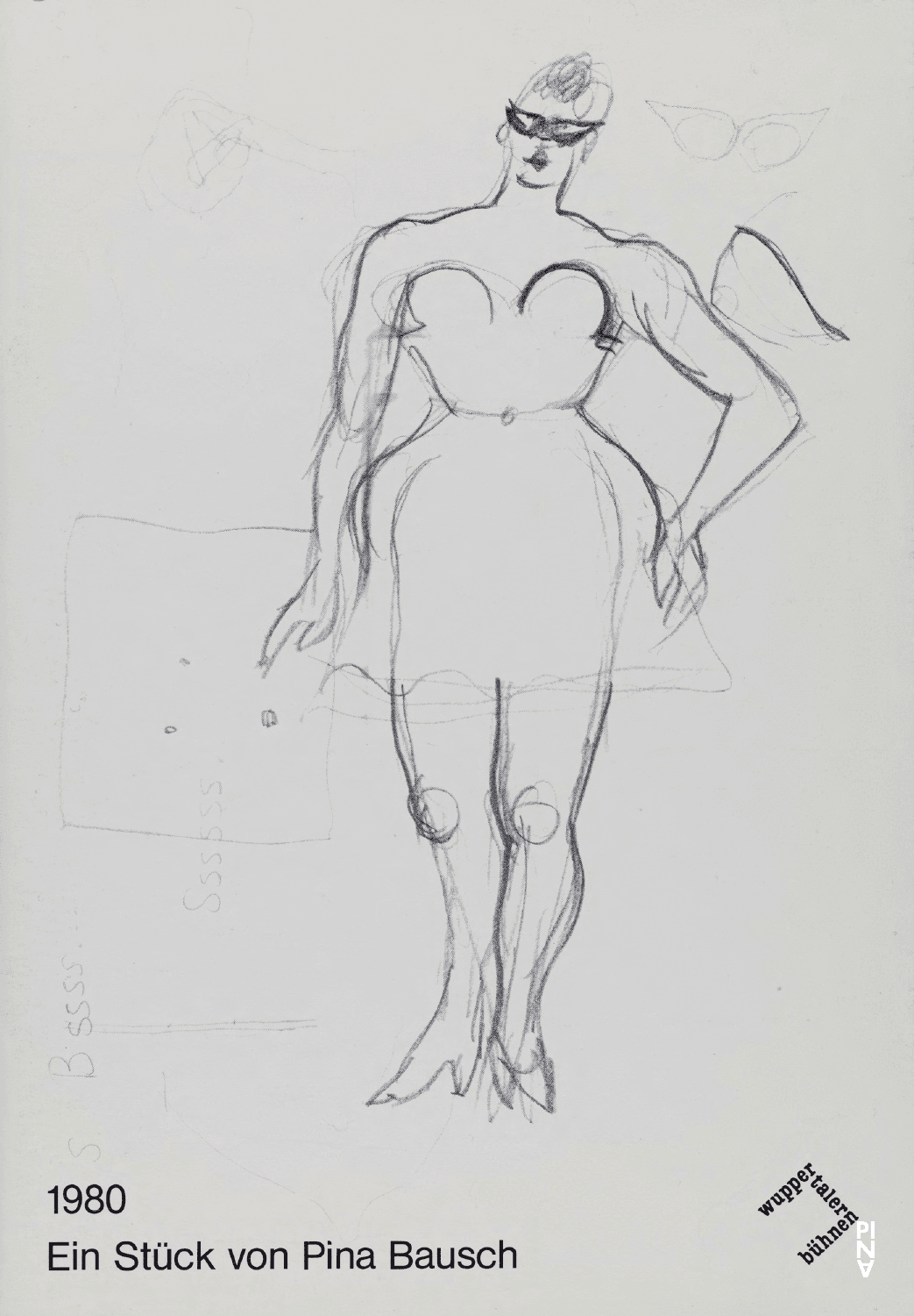 Programmheft zu „1980 – Ein Stück von Pina Bausch“ von Pina Bausch in Wuppertal, Spielzeit 1986/87
