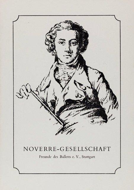 Evening leaflet for “Fliegenflittchen” by Pina Bausch with Tanztheater Wuppertal, “Wer kann's?” and “Toccata” by Günther Rebel, “Zweimal Mozart” by Irene Schneider and more in in Stuttgart, April 20, 1975