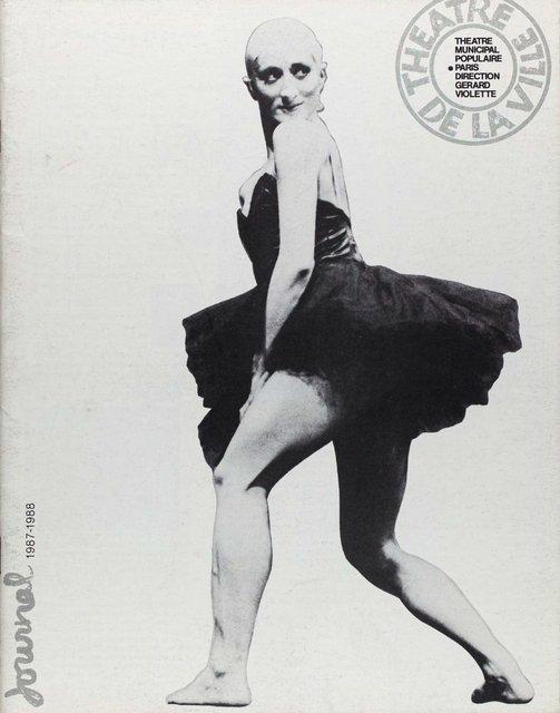 Season programme for “Ahnen” by Pina Bausch with Tanztheater Wuppertal in in Paris, 05/18/1988 – 06/01/1988