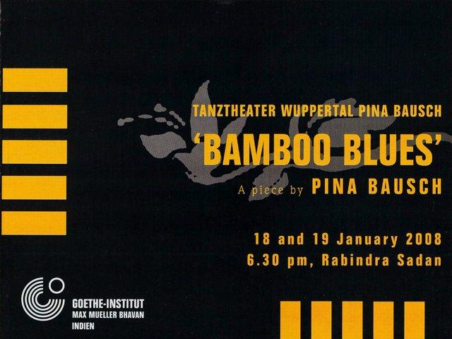 Booklet for “Bamboo Blues” by Pina Bausch with Tanztheater Wuppertal in in Kolkata, 01/18/2008 – 01/19/2008