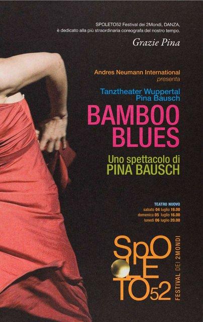 Booklet for “Bamboo Blues” by Pina Bausch with Tanztheater Wuppertal in in Spoleto, 07/04/2009 – 07/06/2009