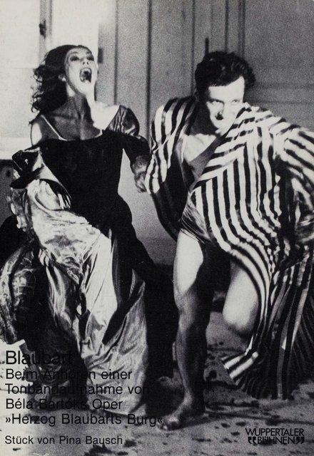 Programmheft zu „Blaubart.  Beim Anhören einer Tonbandaufnahme von Béla Bartóks Oper »Herzog Blaubarts Burg«“ von Pina Bausch mit Tanztheater Wuppertal in Wuppertal, 29. März 1981