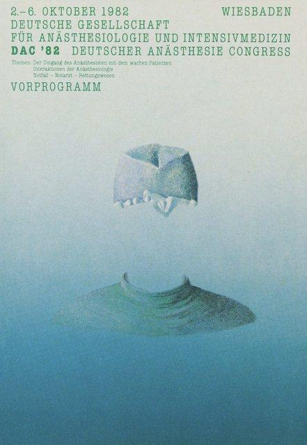 Informationsbroschüre zu „Blaubart. Beim Anhören einer Tonbandaufnahme von Béla Bartóks Oper »Herzog Blaubarts Burg«“ von Pina Bausch mit Tanztheater Wuppertal in Wiesbaden, 4. Oktober 1982