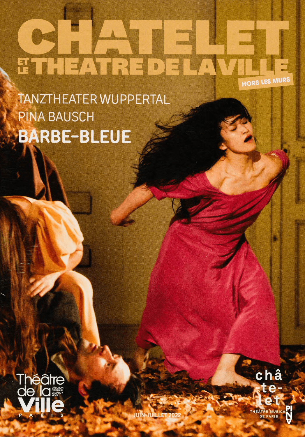 Booklet for “Bluebeard. While Listening to a Tape Recording of Béla Bartók's Opera "Duke Bluebeard's Castle"” by Pina Bausch with Tanztheater Wuppertal in in Paris, 06/18/2022 – 07/02/2022