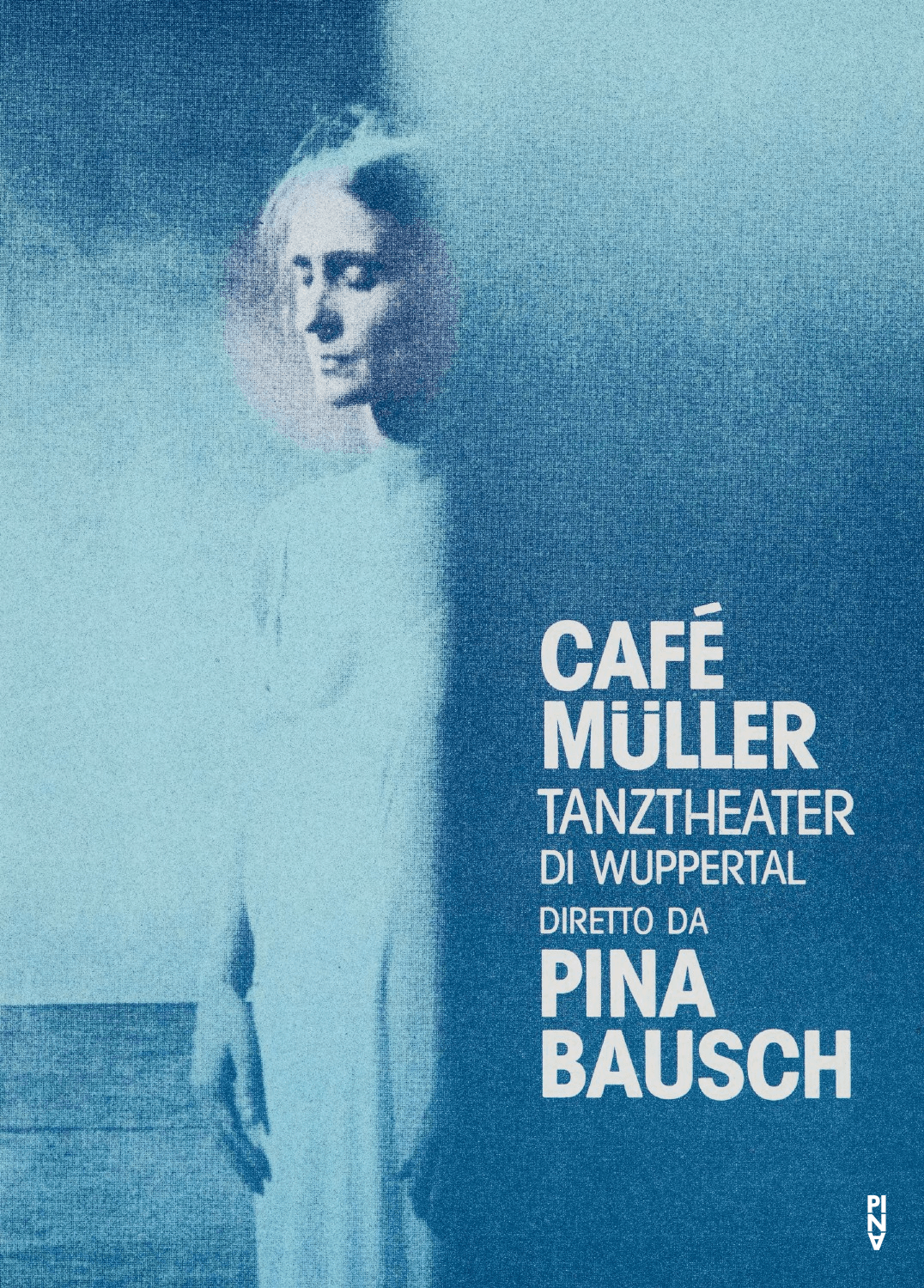 Programme pour « Café Müller » de Pina Bausch avec Tanztheater Wuppertal à Cagliari, 25 fév. 1984 – 28 fév. 1984