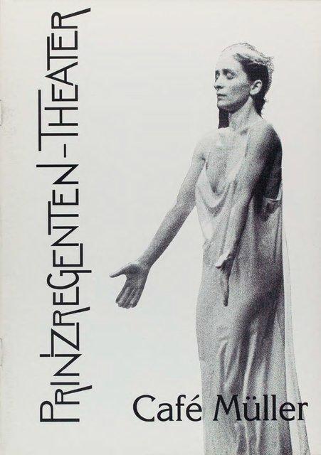 Programme pour « Café Müller » de Pina Bausch avec Tanztheater Wuppertal à Munich, 23 mai 1993 – 24 mai 1993