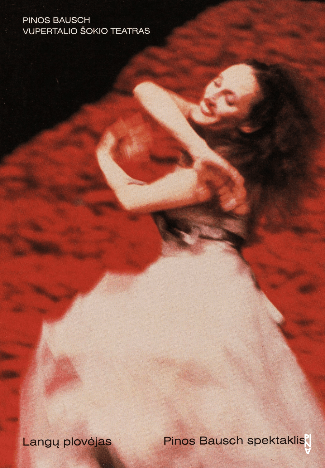 Programme pour « Der Fensterputzer (Le laveur de vitres) » de Pina Bausch avec Tanztheater Wuppertal à Vilnius , 15 sept. 2001 – 16 sept. 2001
