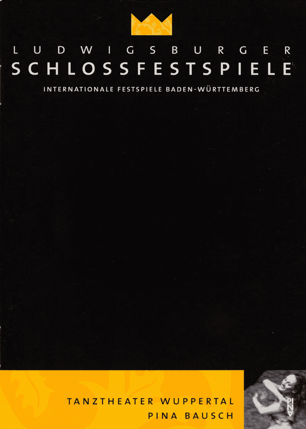 Booklet for “Der Fensterputzer (The Window Washer)” by Pina Bausch with Tanztheater Wuppertal in in Ludwigsburg and Lübeck, 06/07/2006 – 06/08/2006