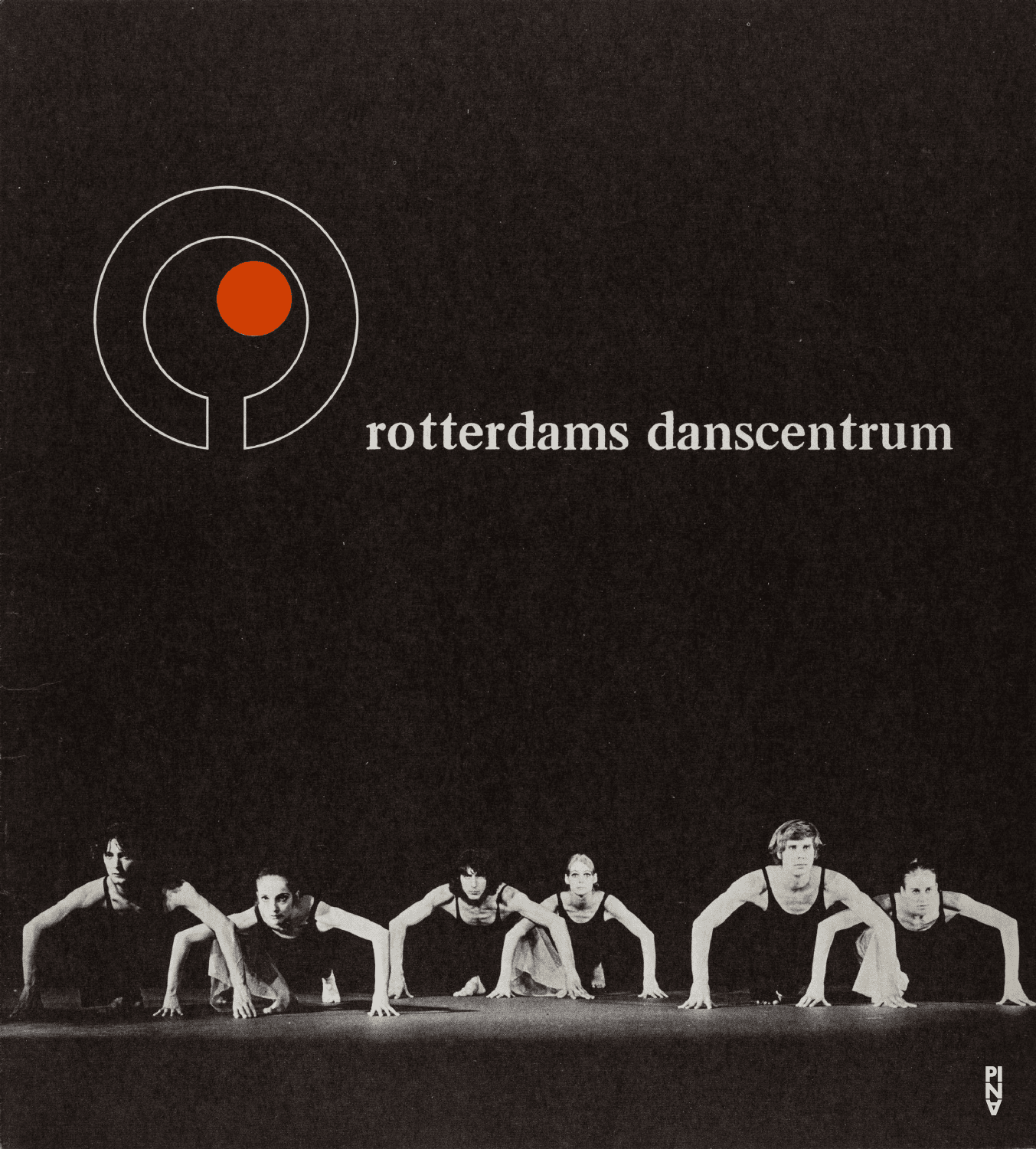 Programmheft zu „Im Wind der Zeit“ von Pina Bausch, „Collage“ von Lucas Hoving und „Gang in het Ongekende“ von Ineke Sluiter in Rotterdam